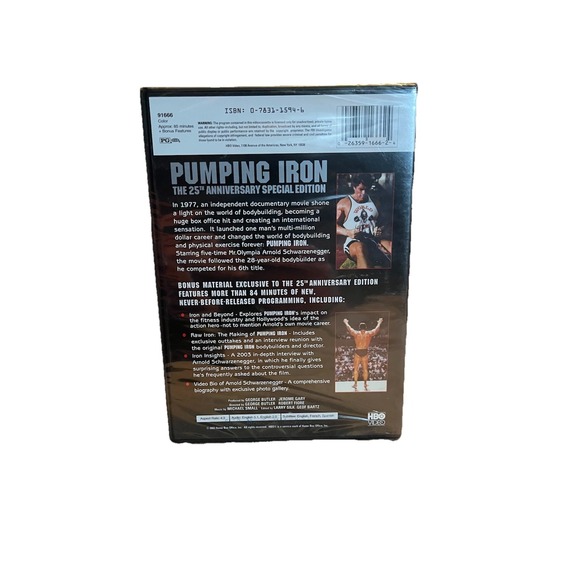 Pumping Iron DVD, 2003, 25th Anniversary Special Edition Sealed Brand New - Picture 2 of 3